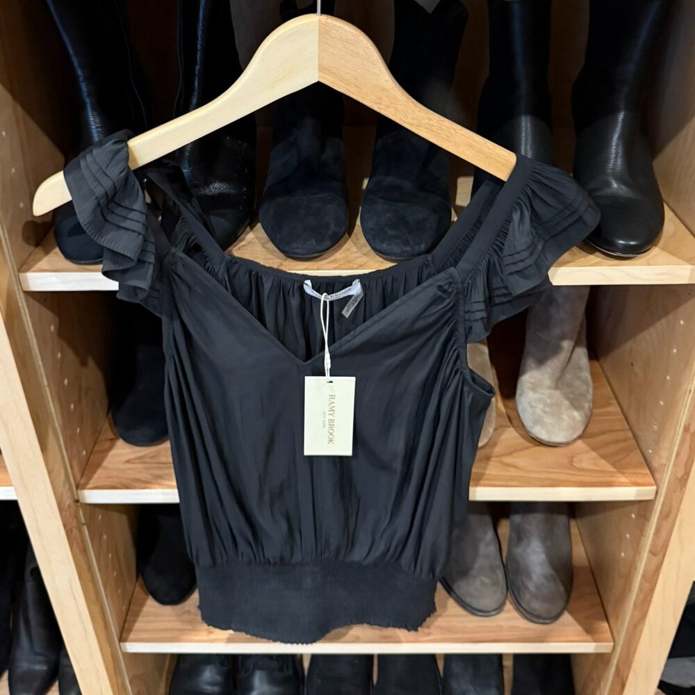 NWT Ramey Brook Top Black XS
